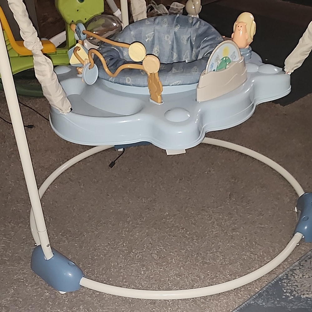 Blue Baby Jumper with Toys
